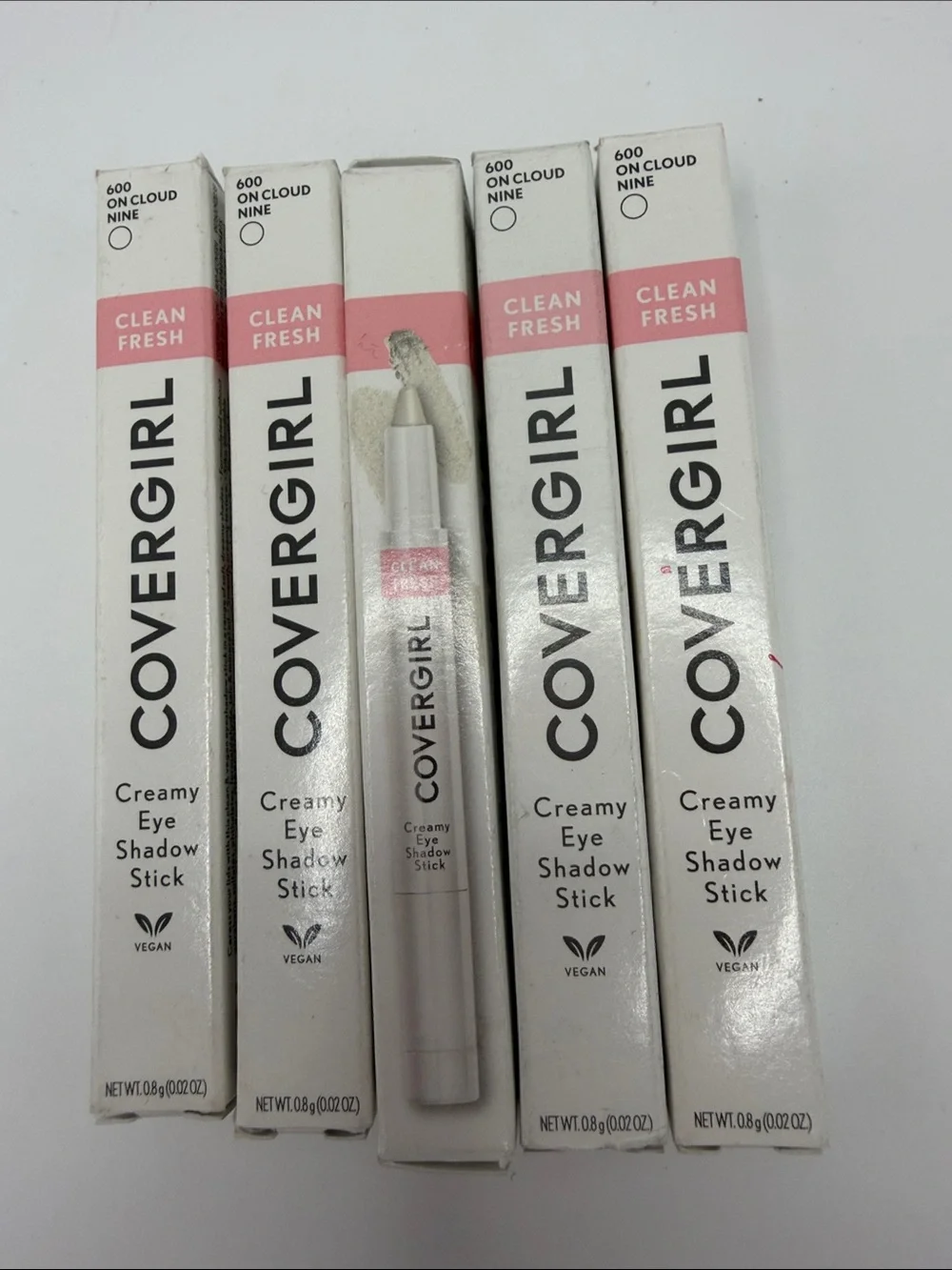COVERGIRL Clean Fresh Creamy Eye Shadow Stick - On Cloud Nine (600) 5 Pack